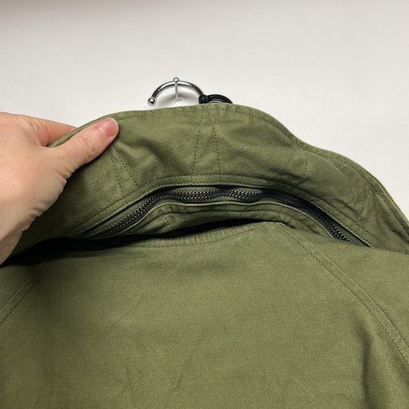 Men's Green Military Style Jacket Vtg 60's Vietnam War US Army Sateen Jacket - Picture 7 of 9